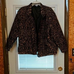 Leopard print jacket